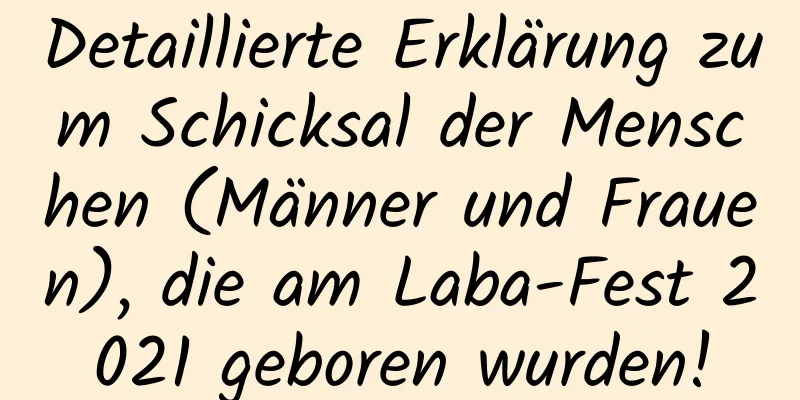 Detaillierte Erklärung zum Schicksal der Menschen (Männer und Frauen), die am Laba-Fest 2021 geboren wurden!