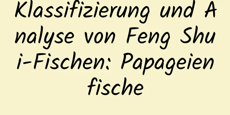 Klassifizierung und Analyse von Feng Shui-Fischen: Papageienfische