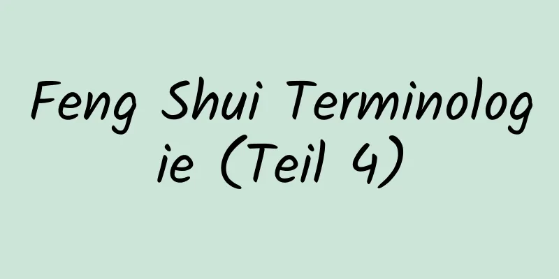 Feng Shui Terminologie (Teil 4)