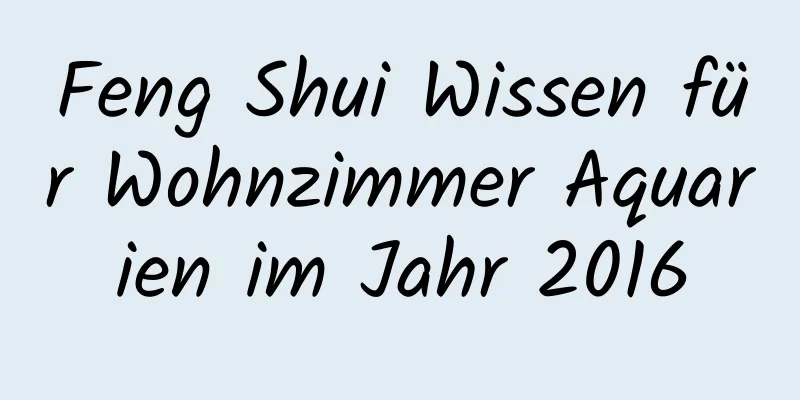 Feng Shui Wissen für Wohnzimmer Aquarien im Jahr 2016