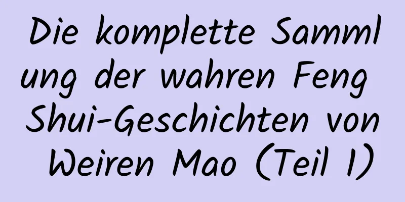 Die komplette Sammlung der wahren Feng Shui-Geschichten von Weiren Mao (Teil 1)